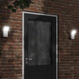  Vanjske LED zidne svjetiljke 2kom bijele od lijevanog aluminija | shoptok.hr
