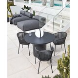 Kave Home Črni kovinski/oblazinjeni vrtni stoli v kompletu 2 ks Yanet – | Shoptok.si