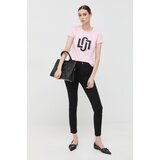Liu Jo Pamučna majica boja: ružičasta | shoptok.hr