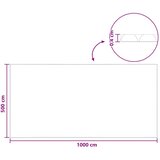  Pokrov za bazen 1000 x 500 cm Kvadrat PE Črna, (5000232659) | Shoptok.si
