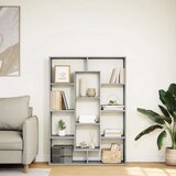 vidaXL Knjižna omara siva sonoma 102x29x143 cm inženirski les | Shoptok.si