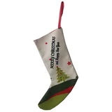 Božićna ukrasna čarapa Crp006, 35x18 cm, Šarena