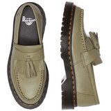 Dr. Martens Kožne mokasinke Adrian za žene, boja: zelena, ravni potplat, DM31703357 | shoptok.hr