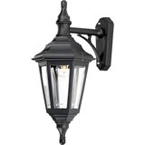 Elstead Lighting Elstead Kinsale Zunanja stenska svetilka z 1 lučjo, črna, IP44, E27, (22100246) | Shoptok.si