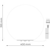 Zuma line Mc40E - Spoljašnja lampa GLOBO 1xE27/15W/230V prečnika 40 cm IP44 | Eponuda.com
