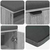  Haldna klop z blazino Enobarvno Siva Sonoma 80 x 38 x 46 cm, (5000160705) | Shoptok.si