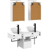  Set ormarića za kupaonicu 5 kom. Bijela Konstruirano drvo | shoptok.hr