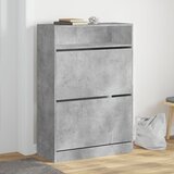 vidaXL Omarica za čevlje z 2 predaloma betonsko siva 80x34x116 cm Cene