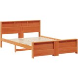  Konstrukcija postelje Voščeno rjava 150 x 200 cm Trdna borovina, (5000069981) | Shoptok.si