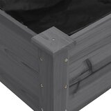  Sadilica s oblogom siva 161x45x76 cm od masivne jelovine | shoptok.hr