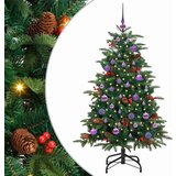 vidaXL Umjetno božićno drvce Zelena 150 cm PVC i Metal i Plastika | shoptok.hr