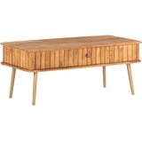  Klubska mizica 100x50x40 cm trakacijev les | Shoptok.si