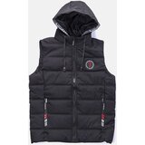 Gemre Black Men's Quilted Vest Allaire | Shoptok.si