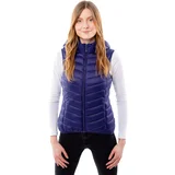 Glano Women's quilted vest - dark blue