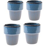 Dakls Modre skodelice v kompletu za espresso 4 ks iz kamenine 100 ml Tone – Cene