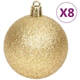  Set božićnih kuglica od 70 komada zlatne i crvene | shoptok.hr