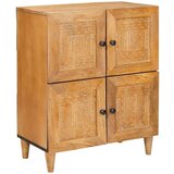 vidaXL Strani šal Svetlo rjava 33.5 x 60 x 75 cm | Shoptok.si