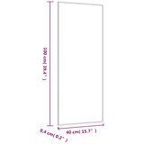 Zidno ogledalo 40 x 100 cm stakleno pravokutno | shoptok.hr
