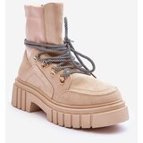 Kesi Women's Suede Lace-up Shoes Acorn Bežová | shoptok.hr