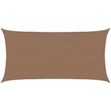  Jedrilica za sunčevu sjenu Sivosmeđa 2 x 6 m HDPE | shoptok.hr