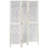 Furnova Paravan 3-delni bel trden les pavlovnije, (21929865) | Shoptok.si