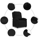 vidaXL Naslonjač za noge Crni baršun | shoptok.hr