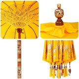  Balineški Parasol Žuta 180-190 cm Pamuk solidno drvo | shoptok.hr