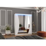 ADRK Klizni ormar s ogledalom DOLORES 180 cm - BIJELA | shoptok.hr
