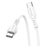 Borofone podatkovni kabel BX51 Type C na Type C 1m 3A 60W bel | Shoptok.si