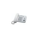 Panasonic KX-TS520FXW - hišni telefon s praktičnimi funkcijami, LED indikacija, 3x enojni izbor, bel, (20664879) | Shoptok.si