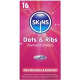 Skins rebrasti i točkasti kondomi (16 kom) | shoptok.hr