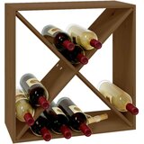 Ormarić za vino boja meda 62x25x62 cm od masivne borovine | shoptok.hr
