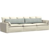 vidaXL Blazine za kavč 2 pcs Svetlo siva 145 x 40 cm Žametna tkanina | Shoptok.si