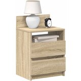 vidaXL Nočne omarice z 2 predaloma 2 kosa sonoma hrast 40x33x60 cm | Shoptok.si