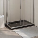 Pravokutna tuš-kada ABS crna 70 x 100 cm | shoptok.hr