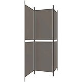Sobna pregrada s 3 panela antracit 150x180 cm od tkanine | shoptok.hr