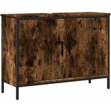 Maison Chic Omarica za umivalnik - Umivalniška omarica dimljeni hrast 80x30x60 cm inženirski les, (21758869) Cene