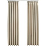 Furnova Zatemnitvene zavese z obešali 2 kosa bež 140x175 cm, (21917912) | Shoptok.si