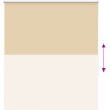 Rolo zavjesa Blackout Bež 140x175 cm Širina tkanine 136,6 cm | shoptok.hr