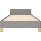  Za krevet s uzglavljem svjetlosivi 90x200 cm od tkanine | shoptok.hr