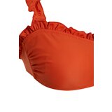 Trendyol Cinnamon Bralette Ruffled Textured Regular Bikini Set | Shoptok.si