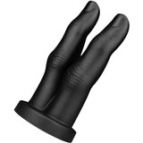 BUTTR Victory - dvostruki prst analni dildo (crni) | shoptok.hr