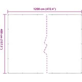  Prozirna cerada s ušicama 4x12 m polietilen | shoptok.hr