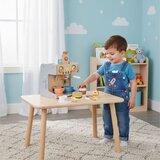 ECO TOYS Drveni aparat za kavu za djecu 2 u 1 set za baristu, 26 dodataka, Slike