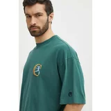 Champion Bombažna kratka majica moška, zelena barva, 219999