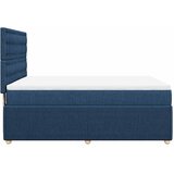  Krevet s oprugama i madracem plavi 140x200 cm od tkanine | shoptok.hr