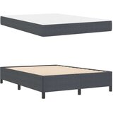  Konstrukcija postelje z vzmetnico Temno siva 140 x 190 cm blago, (5000124059) | Shoptok.si