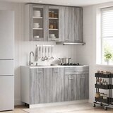  Kuhinjska jedinica LYON 4 pcs Siva Sonoma Konstruirano drvo | Eponuda.com