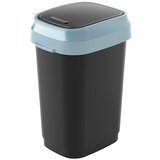 Kis Kanta za otpad Dual Swing (10 l, Crno-sive boje, Ovalno, Plastika) | shoptok.hr