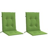  Jastuci za stolice 2 kom prošarano zeleni 100x50x4 cm tkanina | shoptok.hr